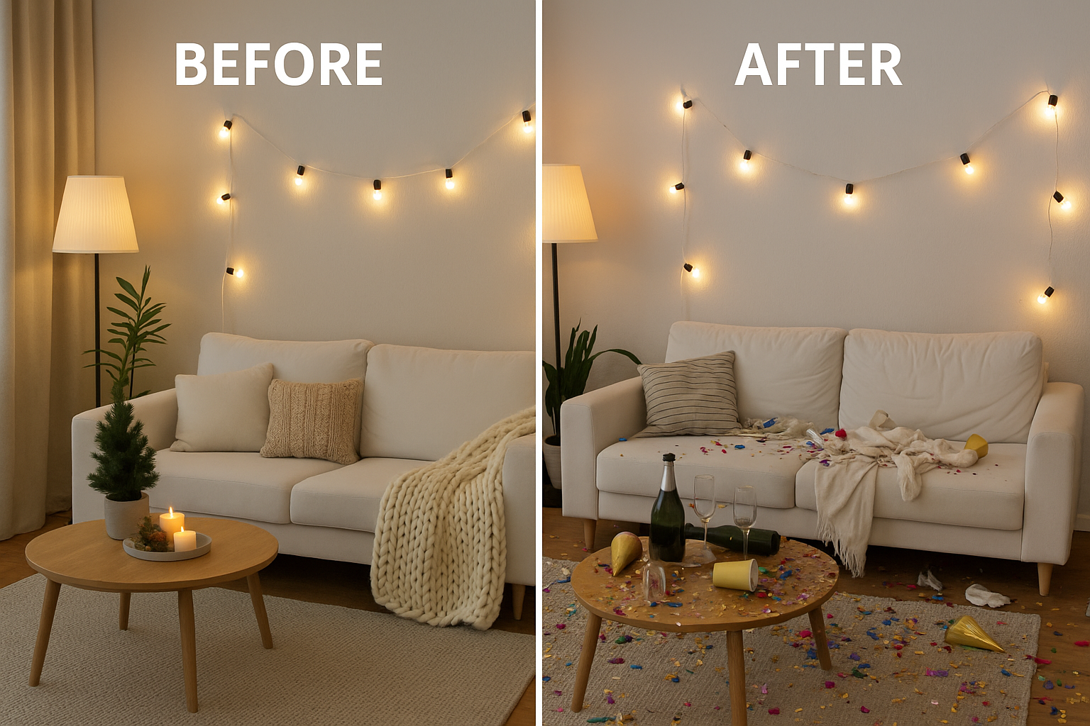 Cleaning before and after New Year – how to plan it right to make your home truly clean, fresh and celebration-ready?